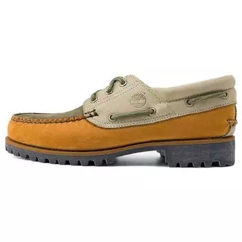 Timberland кожаные удобные легкие низкие повседневные мужские кроссовки пшенично-зеленого цвета A5P5M 41.5