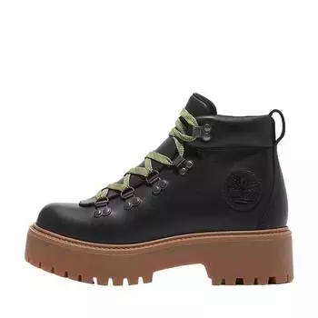 Timberland Кожаные универсальные модные ботильоны Martin Stone Street Женские ботинки Черные TB0A27VJW02 36