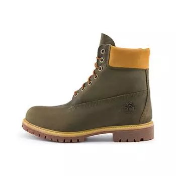 Timberland кожаные водонепроницаемые амортизирующие удобные модные короткие уличные ботинки мужские ботинки оливкового цвета A6291 44