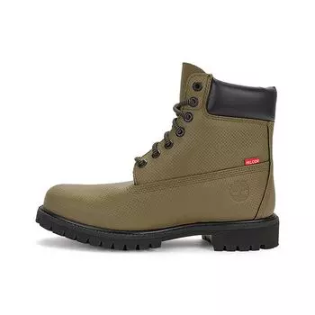 Timberland Кожаные водонепроницаемые прочные модные универсальные короткие ботинки мужские ботинки оливкового цвета A654W 43.5
