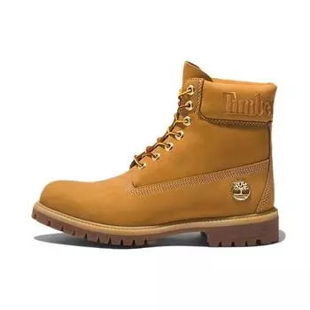 Timberland Кожаные водонепроницаемые прочные уличные ботинки средней длины для мужчин, загар A5PJP231 43.5
