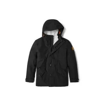 Timberland Куртка мужская с капюшоном и логотипом на флисовой подкладке Three In One, черная A448C-001 S
