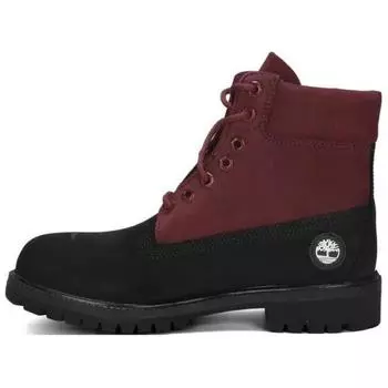 Timberland Lace Waterproof Comfortable Versatile Short Mid-Calf Outdoor Boots Men boots Red A2P6W-EJE 40