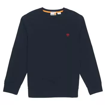 Timberland Logo Solid Color Crew Neck Casual Long Sleeve Sweatshirt Men sweatshirt Dark-Blue A276N-433 M