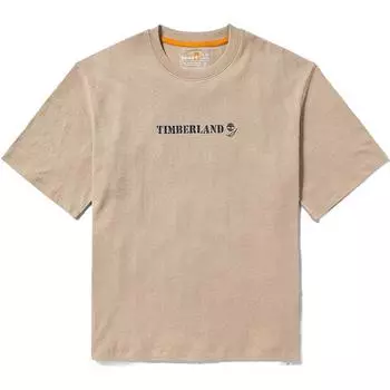 Timberland Логотип Растительный Принт Повседневный Свободный Удобный Дышащий Круглый Вырез Короткий Рукав Футболка Унисекс Топы Light-Earth A6BEE-269 XXL