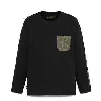 Timberland Long Sleeve Outdoor Casual Comfortable Breathable T-Shirt Men Tops Black A6B5R001 XS