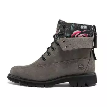 Timberland Lucia Way кожаные повседневные водонепроницаемые короткие ботинки Martin женские серые A2KURW 36