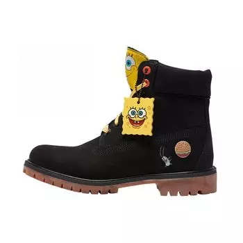 Timberland Мужские водонепроницаемые ботинки SpongeBob SquarePants X 6 дюймов, черные A22TF001 42