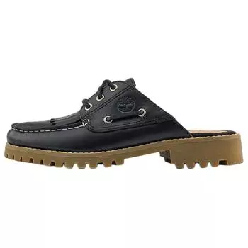 Timberland Noreen Универсальные Удобные Нескользящие Шлепанцы с Открытым Носком Женские шлепанцы Черные A4198W02 37