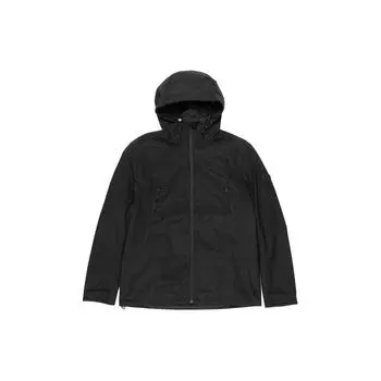 Timberland однотонная дышащая ветровка с длинным рукавом и капюшоном мужская верхняя одежда черного цвета A1NEV-001 L