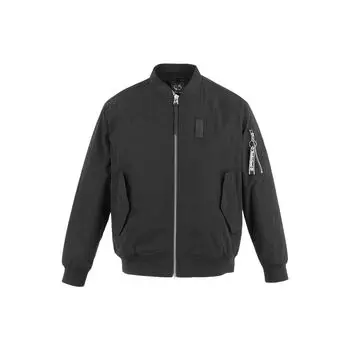 Timberland Однотонная хлопковая куртка с воротником-молнией, мужские куртки, черная A21XS-001 XS