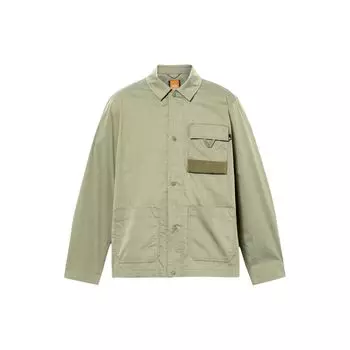 Timberland Однотонная повседневная куртка с длинным рукавом Мужские куртки зеленая A5SCT-590 XXL