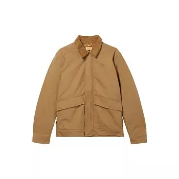 Timberland Однотонная повседневная теплая хлопковая куртка с несколькими карманами, мужская куртка цвета пшеницы A2A48-P47 S