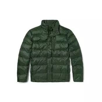 Timberland Однотонная повседневная теплая хлопковая куртка с воротником-стойкой, мужская верхняя одежда, зеленая A2EPB-U31 M