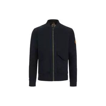 Timberland Однотонная ветрозащитная прочная приталенная куртка с V-образным вырезом, мужские куртки синего цвета A29YJ-433 S