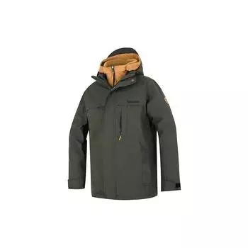 Timberland Однотонная ветрозащитная спортивная повседневная куртка с капюшоном «три в одном», мужские куртки зеленого цвета A696H-U31 L