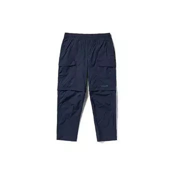 Timberland Однотонные уличные водоотталкивающие брюки свободного кроя унисекс Темно-сапфирово-синий A6PBW-433 XL