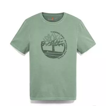 Timberland Outdoor Casual Breathable Short Sleeve T-Shirt Men Tops Olive A6BCMEC6 L