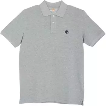 Timberland Outdoor Casual Business Short Sleeve Polo Shirt Men tops Gray A6943-052 M