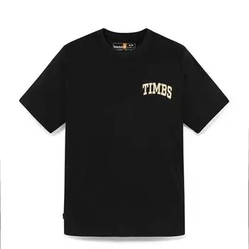 Timberland Outdoor Casual Comfortable Breathable Short Sleeve T-Shirt Men Tops Black A6AFU001 XS