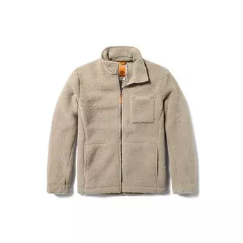 Timberland Outdoor Casual Comfortable warm Long Sleeve Square Neck Zip Fleece Jacket Men jackets Sand A68Z9-CY2 L
