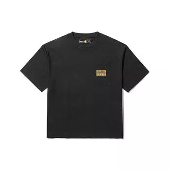 Timberland Outdoor Casual Loose Breathable Printed Short Sleeve T-Shirt Unisex Tops Black A4175-001 L