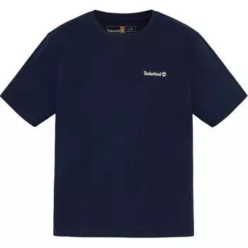 Timberland Outdoor Повседневная Дышащая Футболка с Круглым Вырезом и Коротким Рукавом Пуловер Унисекс Топы Темно-Сапфирово-Синий A5RMM-433 M