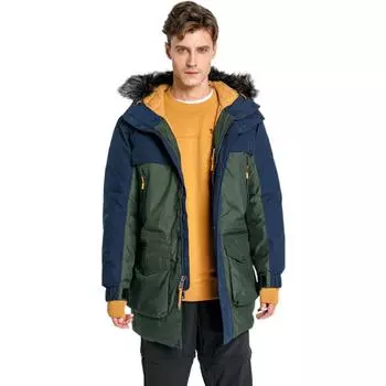 Timberland Plush Теплая ветрозащитная удобная сшитая куртка с длинным рукавом и капюшоном Мужская куртка зеленая синяя A2BARAY0 S