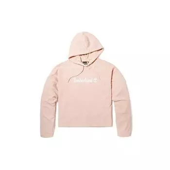Timberland Повседневная флисовая свободная толстовка с капюшоном, женские топы, светло-розовый A6AZ2-662 L