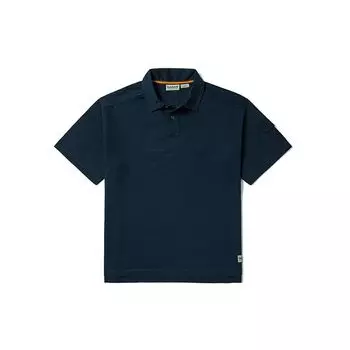Timberland Повседневная свободная рубашка поло с коротким рукавом для мужчин, темно-синий цвет A2E3B-433 M