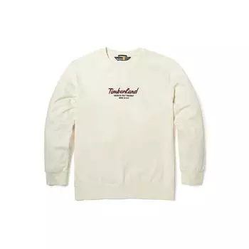 Timberland Повседневная толстовка с круглым вырезом из махровой ткани унисекс, винтажно-белая A6K5D-CM9 XL