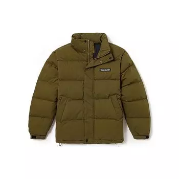Timberland Повседневная водонепроницаемая куртка-пуховик на молнии для мужчин, темно-оливково-зеленый A26VY-302 M