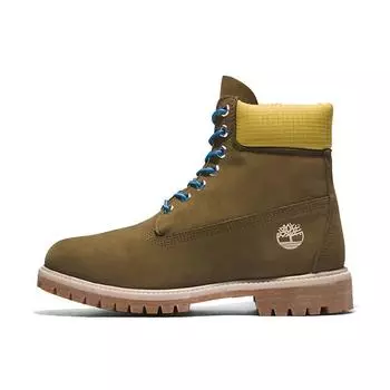 Timberland Premium 6 дюймов теплые прочные повседневные удобные ботинки до середины голени для отдыха на открытом воздухе мужские ботинки зеленые желтые A5NZM327 43