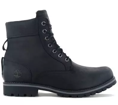 TIMBERLAND Premium Rugged WP 6-дюймовые водонепроницаемые ботинки — мужские зимние ботинки Кожаные черные ботинки TB0A2KTV ORIGINAL EU 45 US 11 чёрный