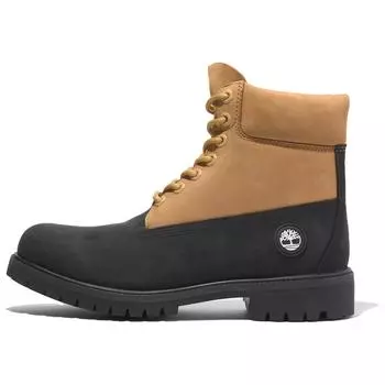 Timberland Premium Series Comfortable Versatile Short Martin Boots Men boots Black Yellow TB0A2P6WEMJ 40