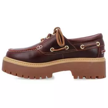 Timberland Premium Series Fashion Simple Sailing Shoes Women Shoes Brown A2QDMD57 36