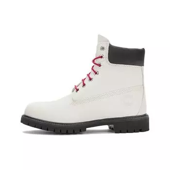 Timberland Премиум-серия кожаные водонепроницаемые прочные классические нескользящие короткие ботинки мужские ботинки серо-белые A5S4G 41.5