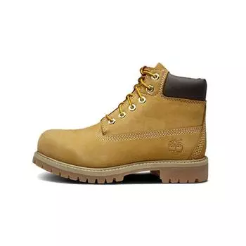 Timberland Премиум серия прочные теплые детские ботинки до середины икры детские ботинки желтые 12809W 25.5