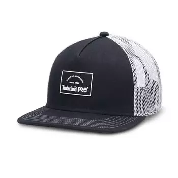 Timberland PRO Dark Logo Mid Profile Trucker One Size Addnd. Кепка, черная/белая,