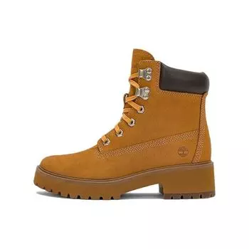 Timberland Прочные дышащие короткие уличные ботинки, увеличивающие рост, женские ботинки пшеничного цвета A5VPZ231 38