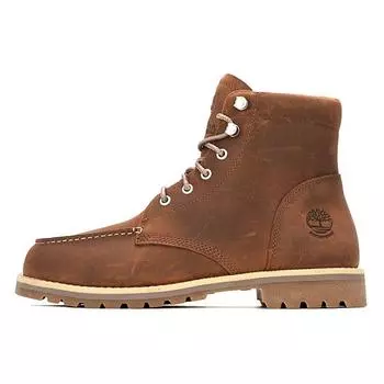 Timberland Redwood Falls Moc Toe BT Повседневные уличные ботинки Martin средней высоты Мужские ботинки Rust A2EDRF13 40