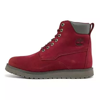 Timberland Richmond Ridge Outdoor Водонепроницаемые кожаные повседневные ботинки Martin длиной до середины голени Мужские ботинки темно-красного цвета A29HN 42
