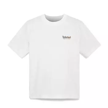 Timberland Round Neck Outdoor Casual Breathable Short Sleeve T-Shirt Men T-Shirts White A6A8B-100 XL