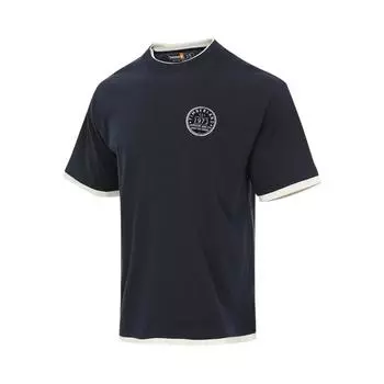 Timberland Round Neck Sports Casual Short Sleeve T-Shirt Men Tops Black A66BY-433 XL