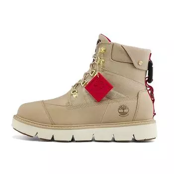 Timberland Сапоги Raywood Top Grain Leather, водонепроницаемые, удобные, универсальные, длиной до середины голени, мужские, бежевые, A2PWSW 43