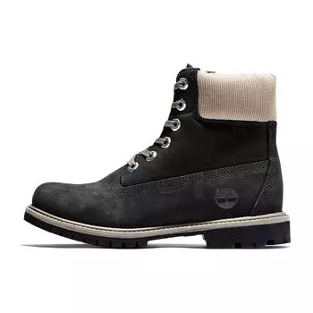 Timberland Сапоги женские из высококачественной замши с высоким берцем, черные A2MCC001 37