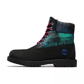 Timberland Серия Heritage Прочные повседневные водонепроницаемые короткие уличные ботинки женские ботинки черного и синего цвета A2G2KW 38