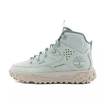 Timberland Шнуровка круглый носок противоскользящие прочные высокие походные ботинки мужские походные ботинки светло-серые A62XV 42