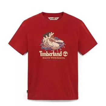 Timberland Short Sleeve Outdoor Breathable T-Shirt Men Tops Burnt-Nail-Flower A6A6FEOD S