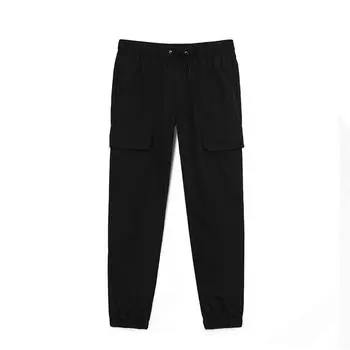 Timberland Simple Solid Color Water-Resistant Fashion Tapered Casual Pants Men bottoms Black A68QK001 M